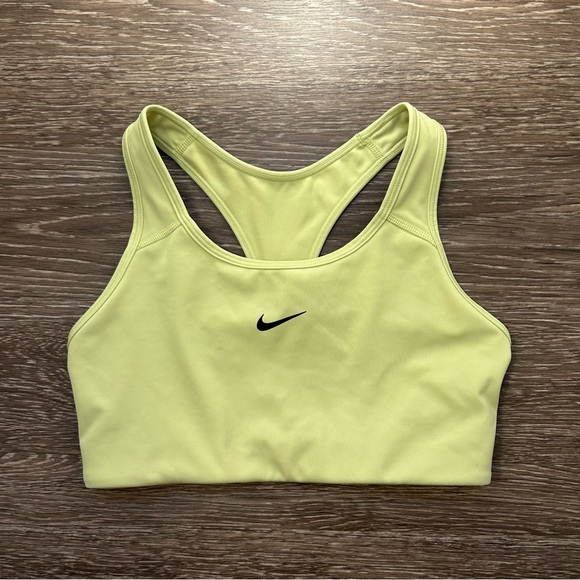SOLD Nike Swoosh Dri-FIT Racerback Sports Bra Lime Green - Women’s Medium - Picture 1 of 5